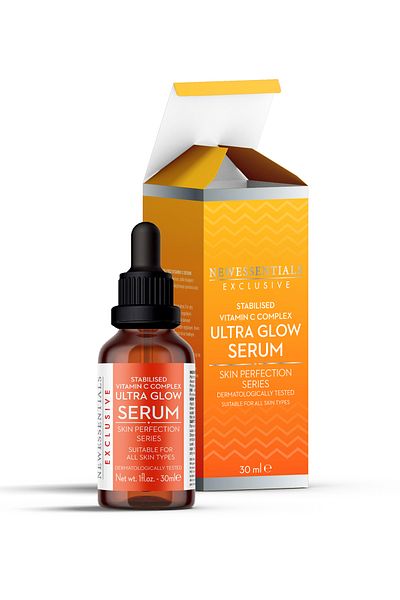 New Essentials Brightening & Helping Even Skin Tone Vitamin-C Serum (Hyaluronic Acid+ B5)