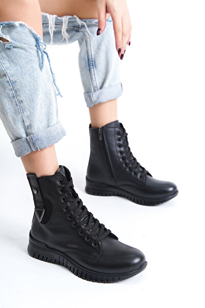 Deri Expres Cizme zilnice de damă din piele naturală KCM-0033