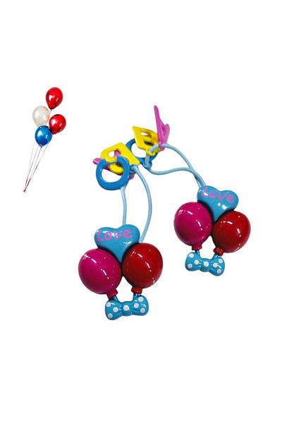 SeaBubbles Cataramă elastică cu figurină cu balon Love pentru fată - pachet de 2