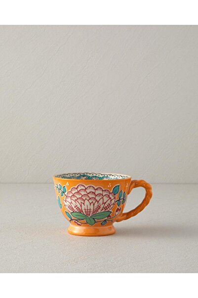 English Home كوب ليندا سيراميك برتقالي سعة 400 مل