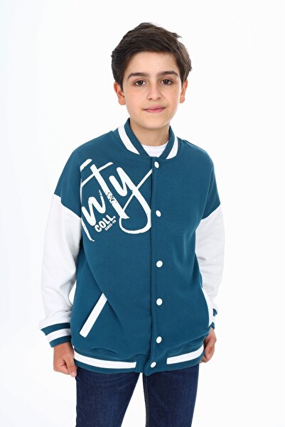 Toontoy Boy's Printed College Cardigan