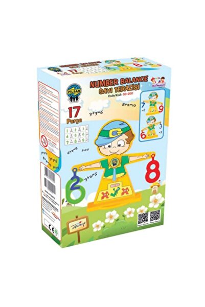mavi su dünyası Number Scale 17 Pieces - Blue Water World