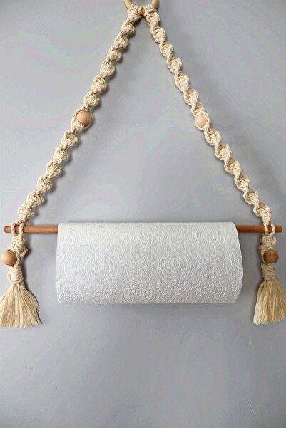 Makrome Makrome Rulo Peçetelik , Makrome Havlu Askısı , Bohem Peçetelik 35x45