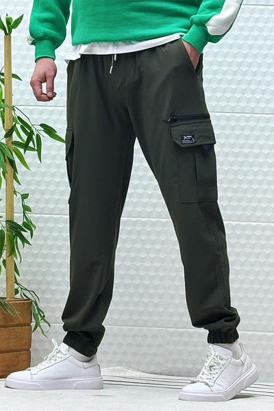 WAFRA Ανδρικό παντελόνι Jogger με αλεξίπτωτο με τσέπες Cargo