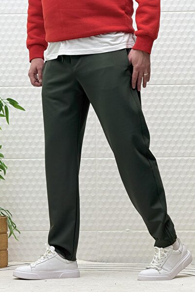 WAFRA Men's Straight Leg Steel Mesh Fabric Seasonal Classic Pantalon