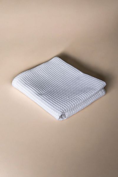 pistore 100% Cotton Fabric 115X100 Baby Pique Cover - Ecru White