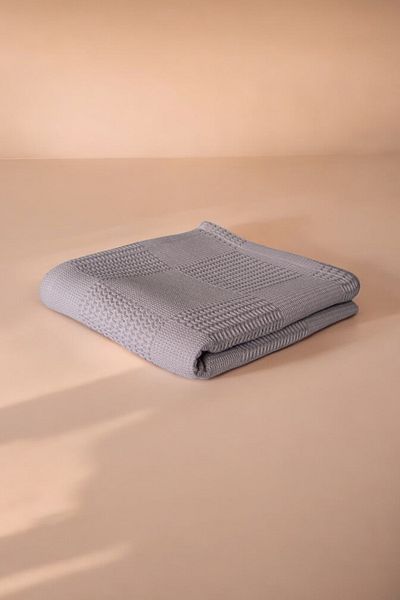 pistore 100% Cotton Fabric 115X100 Baby Pique Cover - Brown
