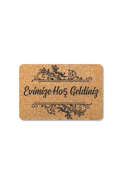 M&H Quality Covoraș de ușă imprimat digital cu model de bufniță scrisă de bun venit Covoraș de ușă multifuncțional pentru interior și exterior