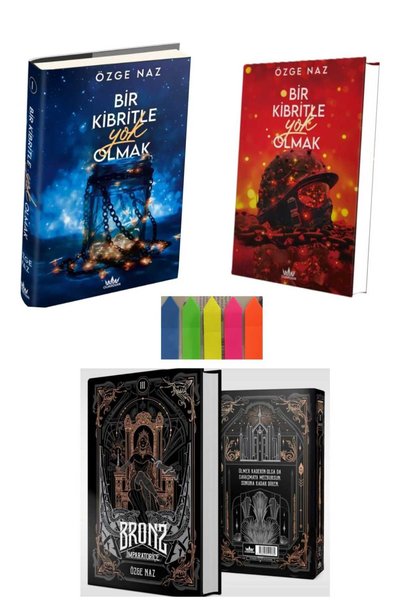 Ephesus Yayınları Hardcover özge naz Bir Kibritle Yok olmak and Bronze 3 Hard...