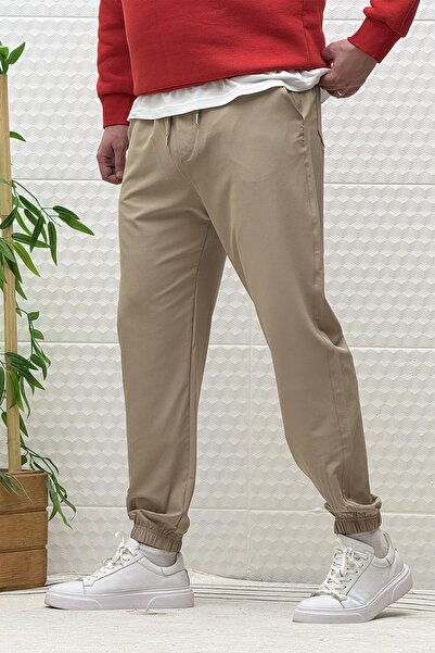 WAFRA Ανδρικό παντελόνι Jogger Full Lycra Parachute Fabric Elastic