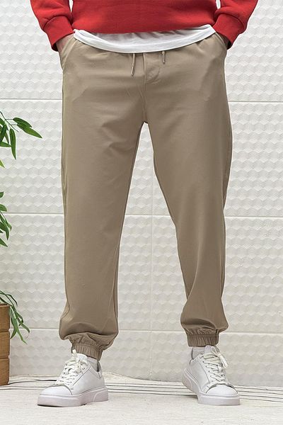 WAFRA Ανδρικό παντελόνι Jogger Full Lycra Parachute Fabric Elastic