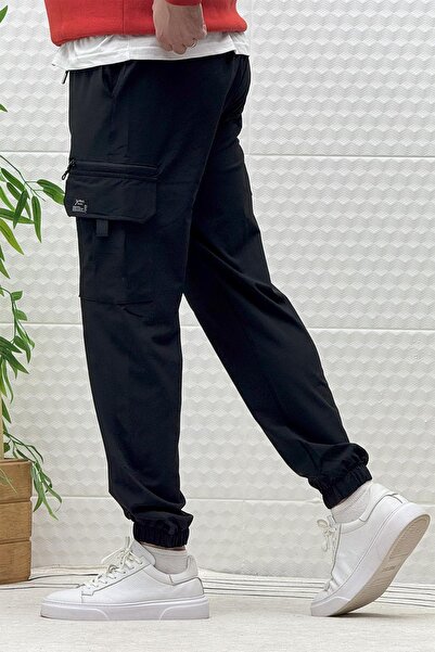 WAFRA Ανδρικό παντελόνι Jogger με αλεξίπτωτο με τσέπες Cargo