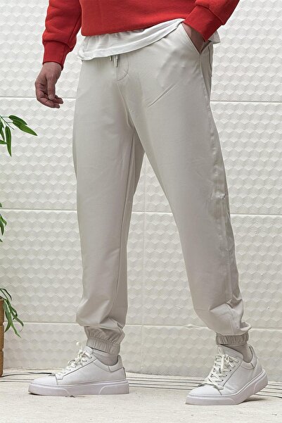 WAFRA Men's Full Lycra Parachute Fabric Elastic Jogger Pants
