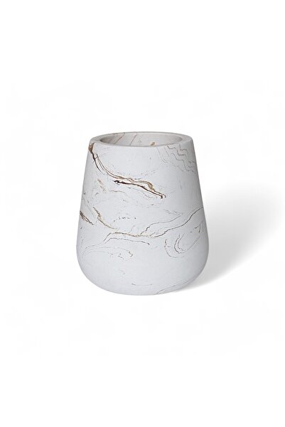 Chiko Mall Σετ αξεσουάρ μπάνιου από σκυρόδεμα με μαρμάρινο σχέδιο πολυτελείας (5 τεμάχια)