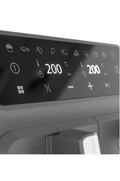 Genel Markalar D7800 Taste Master Çift Hazneli Air Fryer 4 4 Lt Yağsız Fritöz