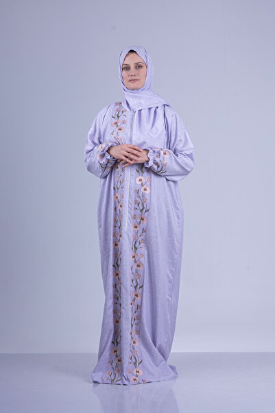 tulteks فستان صلاة تولتيكس مزين بالزهور