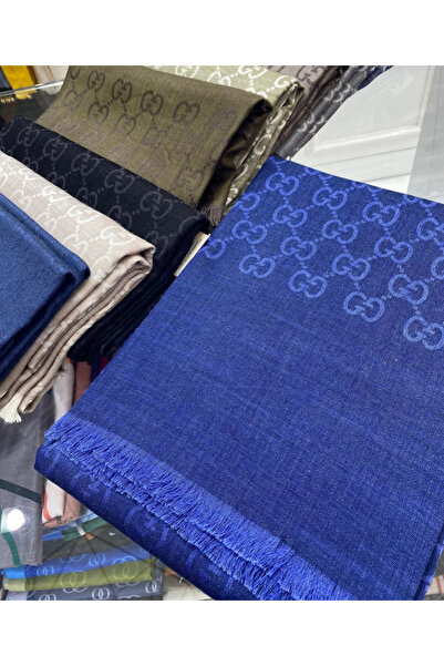 Organic Scarfs Venado İtal Yün İpek Çift Taraflı G Desen Şal -