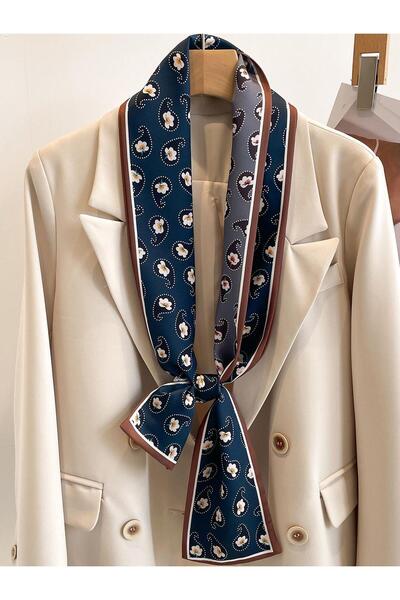 ElevaGlam Eșarfe speciale cu modele florale albe