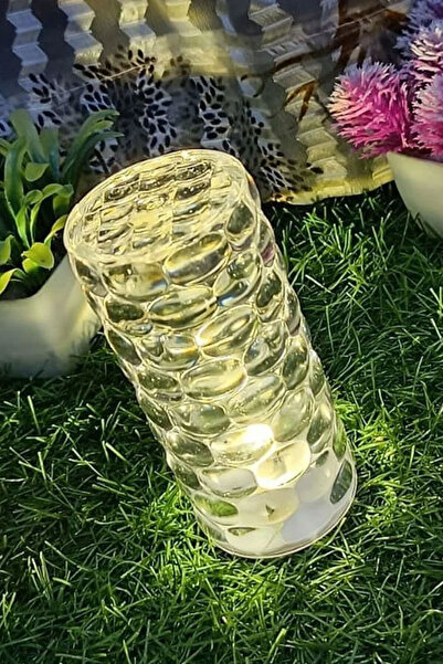 andia Gün Işığı Kristal Model Silindir Dumansız Pilli Led Mum