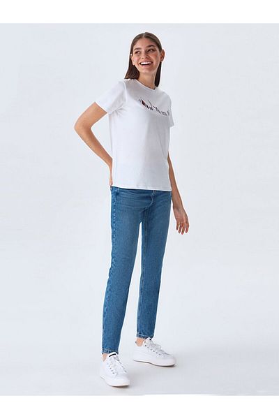 Ltb White T-shirt with logo