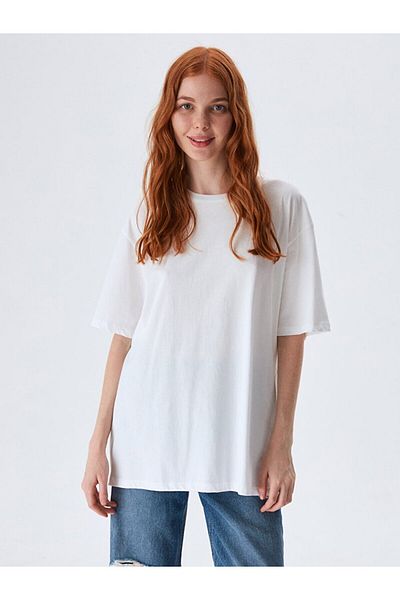 Ltb White T-Shirt - Beach Printed