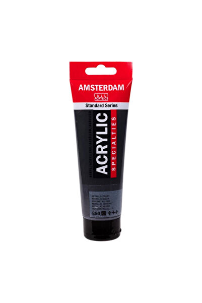 Talens Amsterdam Standart Akrilik Boya 120ml Metallic Black / 850