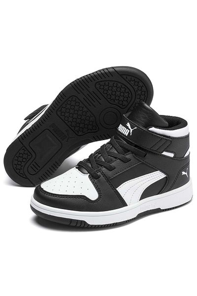 Puma 370488   Rebound Joy Layup Sl V Ps Kids Sneakers Black-White