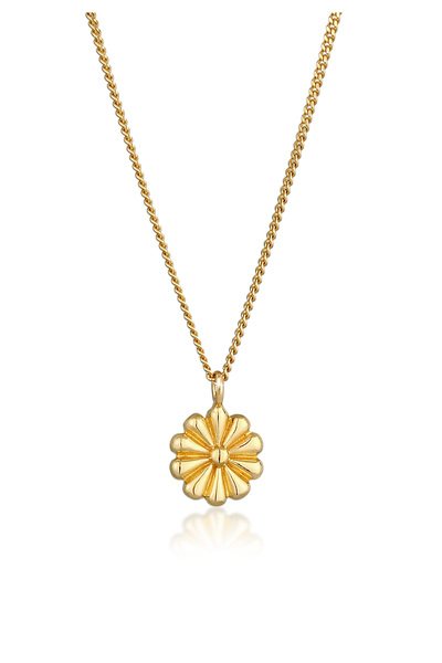 ELLI Dámský náhrdelník s květinovým vzorem, trendy blogerský filigránový přív...