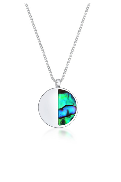 ELLI Náhrdelník Platelet Geo Maritime Abalone Shell Pearl 925 Sterling Silver