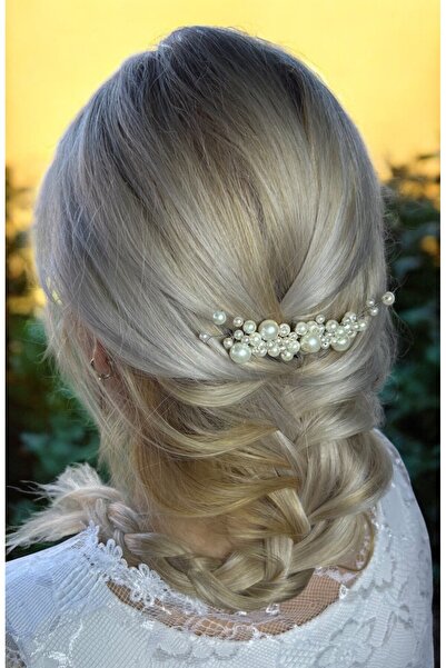 Eva Flore Pearled Bridal Engagement Maternity Hair Comb Hairpin