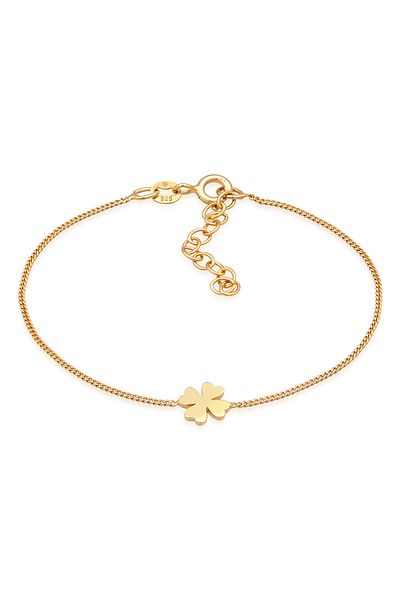 ELLI Dámský náramek Čtyřlístek Lucky Charm filigránový ze stříbra 925