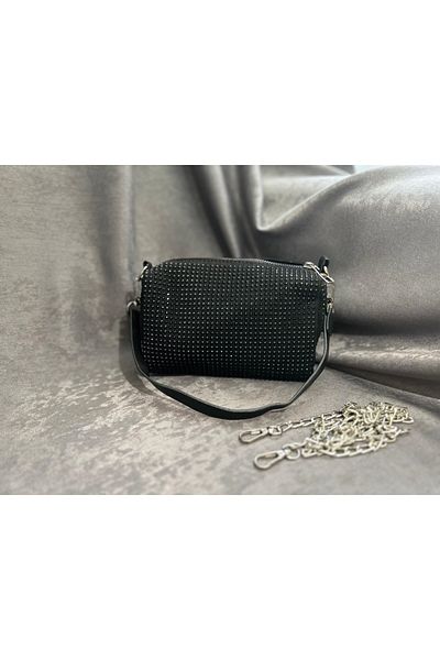 sinmm GEANT DE MÂNĂ ȘI DE UMĂR PENTRU FEMEI DETALII PIATRĂ NEGRU DIMENSIUNE MĂRIMI