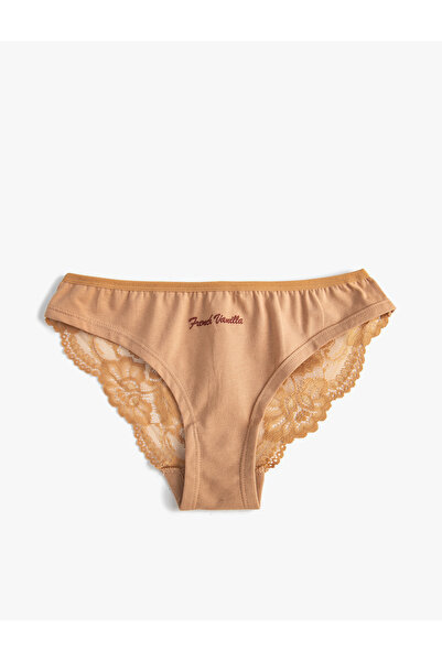 Koton Chiloți Brazilian Dantela Bumbac Imprimat