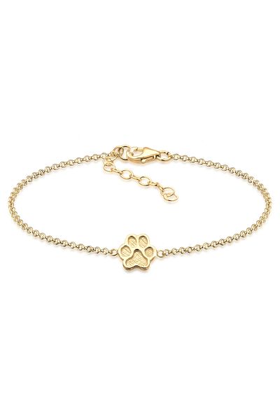 ELLI Bracelet Ladies Paws Pendant Basic In 925 Sterling Silver