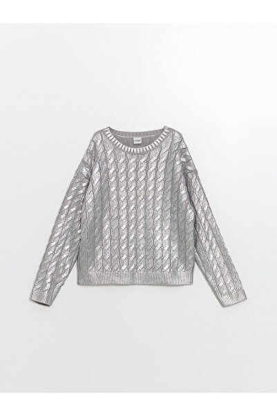 LC Waikiki Lcwk Crew Neck Girl's Knitwear Sweater