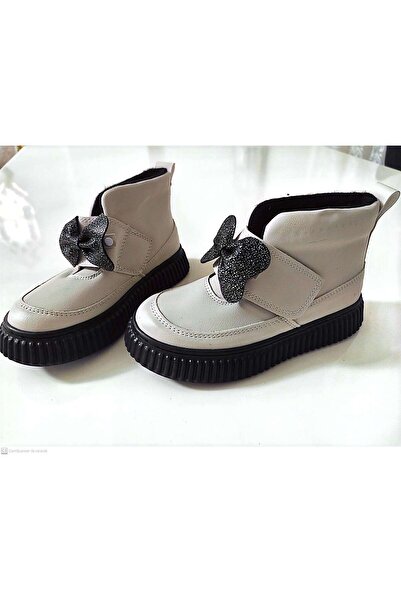 Arzen EKRU RENK FİYONKLU BANTLI KIŞLIK BOT