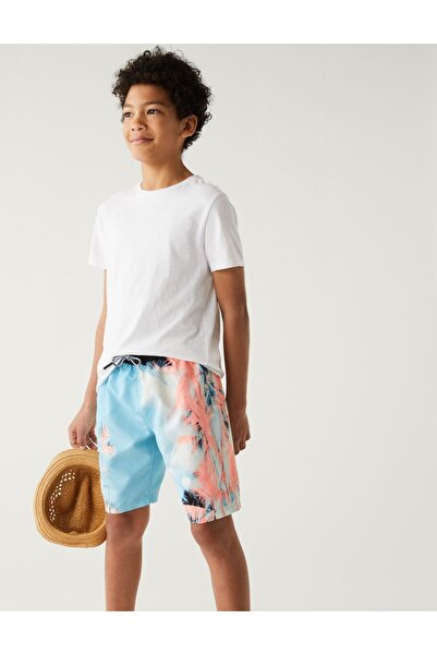 Marks & Spencer Palmiye Desenli Deniz Şortu (6-16 YAŞ)