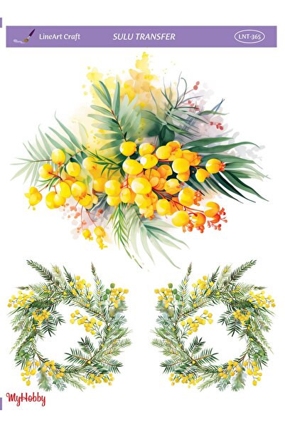 LİNEART Lineart Sulu Transfer No:LNT365 25x35cm