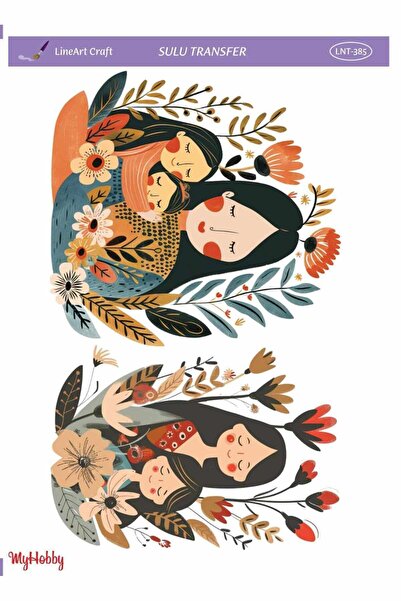 LİNEART Lineart Sulu Transfer No:LNT385 25x35cm