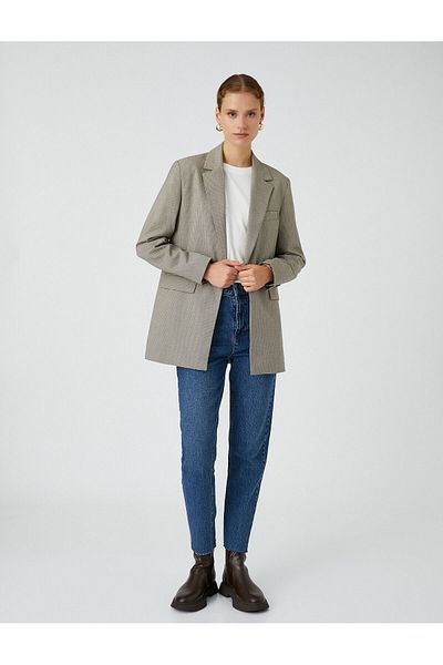 Koton Jeans mit hoher Taille und schmaler Passform – Mom Slim Jeans