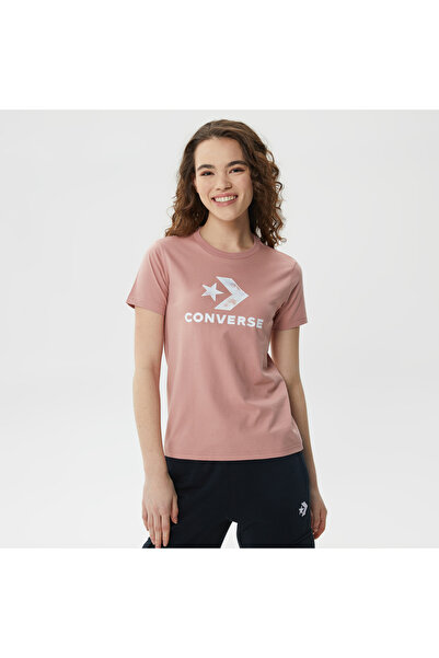 Converse Seasonal Star Chevron Kadın Pembe T-shirt