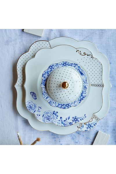 Pip Studio Royal White Blue White Porcelain Candy Bowl 235 ml