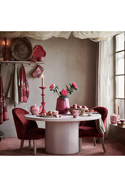 Pip Studio Flower Festival Kırmızı Porselen Kase 12 Cm