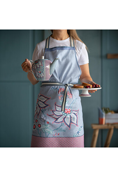 Pip Studio Flower Festival Mavi Porselen Kek Standı 21 Cm