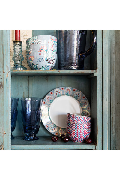 Pip Studio Flower Festival Mavi Porselen Kase 12 Cm