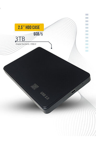 shop Usb 2.0 Harici 2.5" External Hdd Hard Disk Kutusu Usb2.0 aktarım 3 TB De...