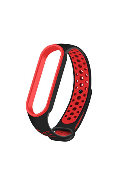halkhouse Xiaomi Mi Band 3/4/5/6 Kordon Renkli Esnek Delikli Kırılmaz Suya Da...