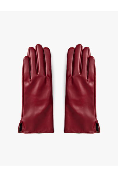 Koton Γάντια από συνθετικό δέρμα με βελούδινη επένδυση