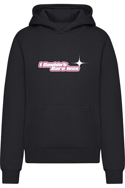 Mister Tee Couldn't Care Less Damen Flauschiger Kapuzenpullover