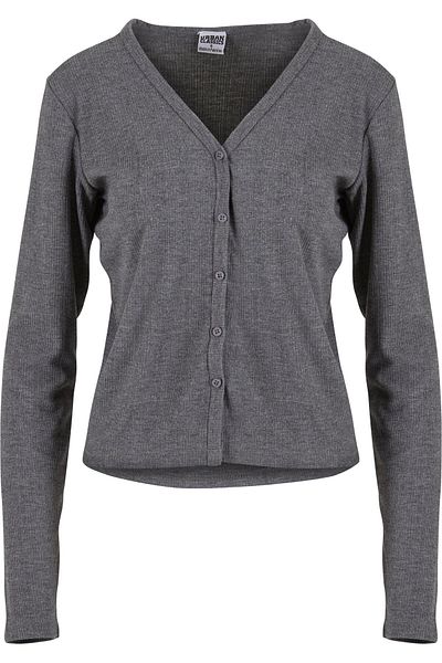 Urban Classics Damen-Rippstrickjacke